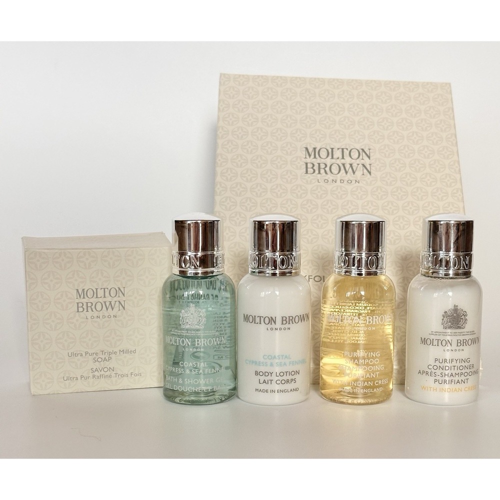 MOLTON BROWN Hotel Travel Size Lot Shampoo Conditioner Shower Gel Lotion